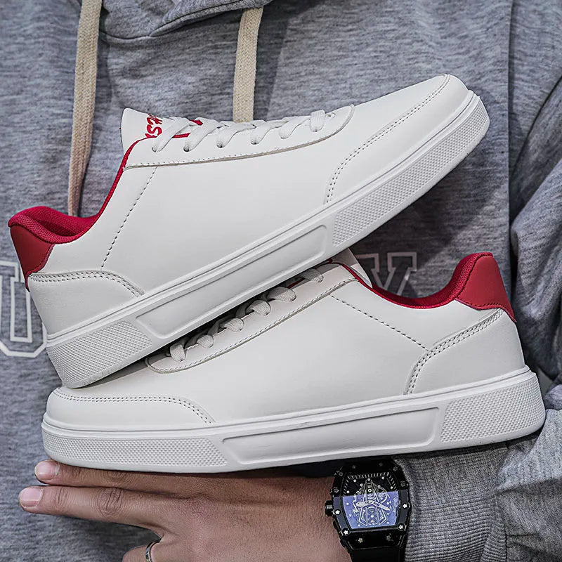 YRZL Men White Shoes Couple Casual Skateboard Shoes Comfortable Sneakers Lightweight Walking Women Tenis Shoes Plus Size 36-46