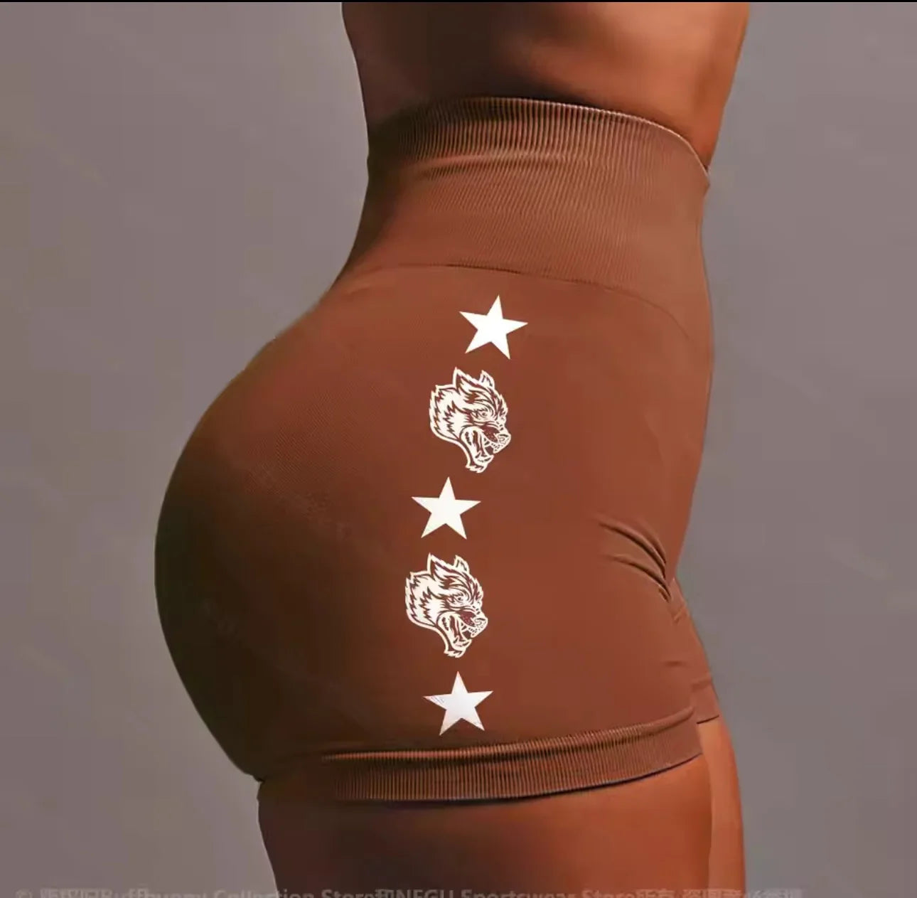 Women Shorts Yoga Wolf Seamless Gym Shorts Women Summer Workout Short Legging Sport Wear Fitness Outfits Gym Yoga Run Shorts