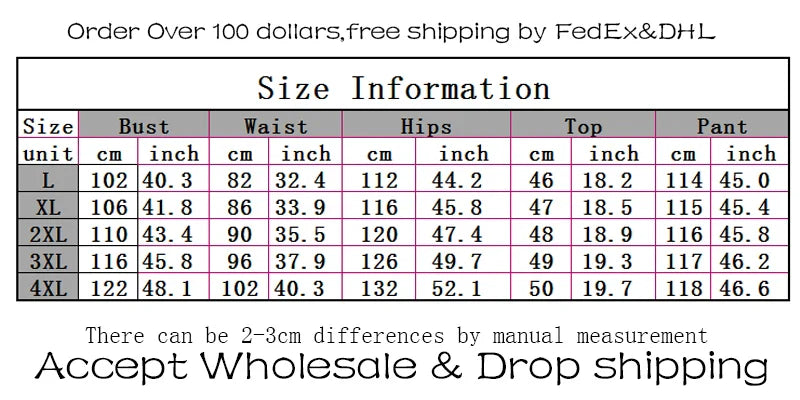 Two Piece Set Women Outfit 2x 3x 4x Summer Suit Elegant Pants and Blouse Set Casual Plus Size Pants Set Wholesale Dropshipping