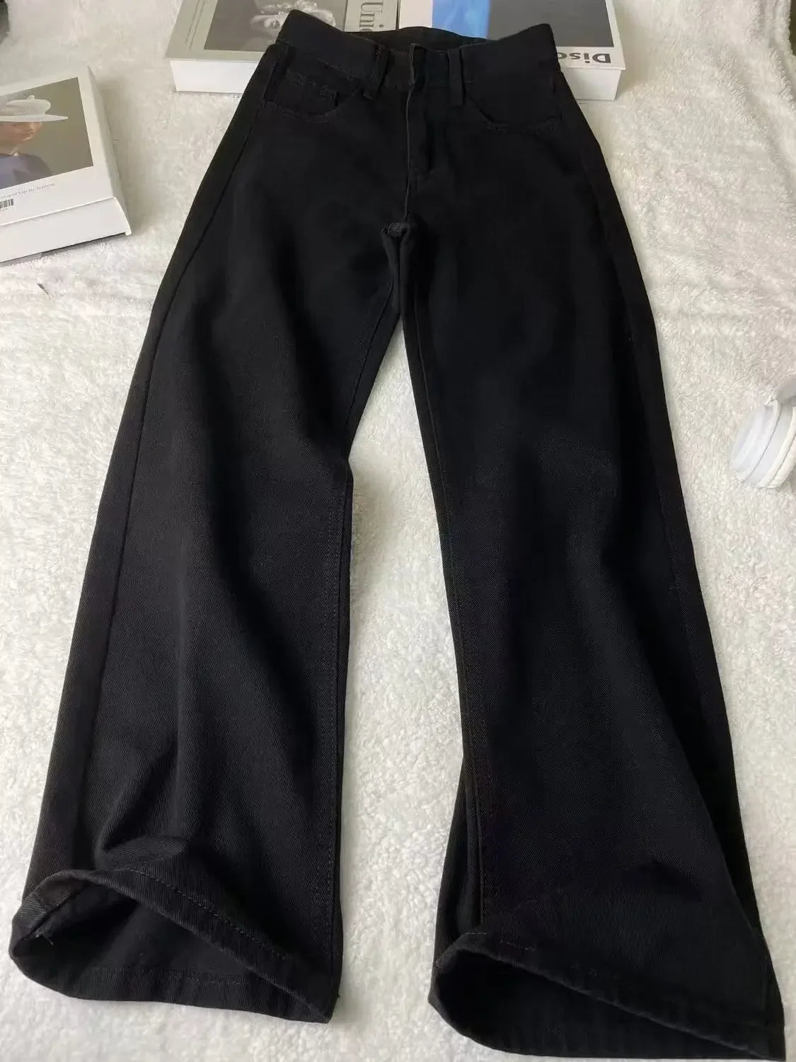 High Waisted Baggy Jeans for Men and Women Wide Leg Pants Punk Multi-Pocket Harajuku Washed Hip-Hop New Heavy Industry Y2K