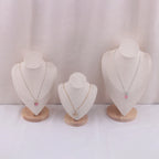 Velvet Portrait Necklace Display Pendant Organizer Jewelry Display Stand Jewelry Mannequin Bust Necklace Pendant Window Display