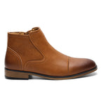 Comfortable Ankle Leather Boots For Men Boots For Men Fashion Brand
