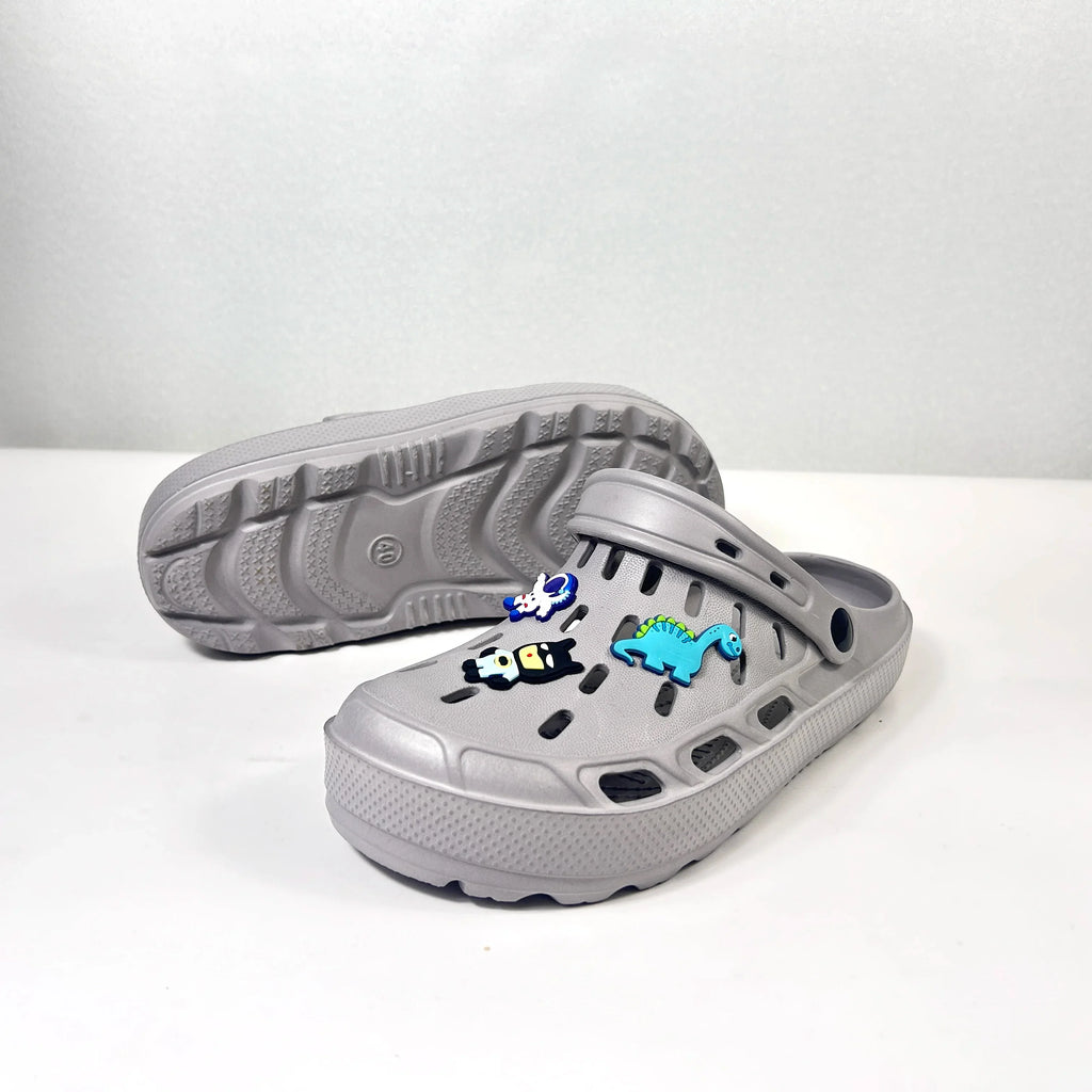 Men's Casual Closed Toe Slide On The Platform EVA Clogs Outdoor Non-slip Hollowed-out Multi-Functional Beach Shoes Boys Sandals