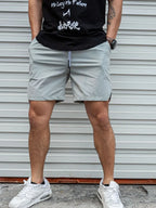 Summer new Men Light Weight Thin Short Pants Running Squat Fitness Shorts Men GYM Wear Quick-drying Beach Drawstring Shorts