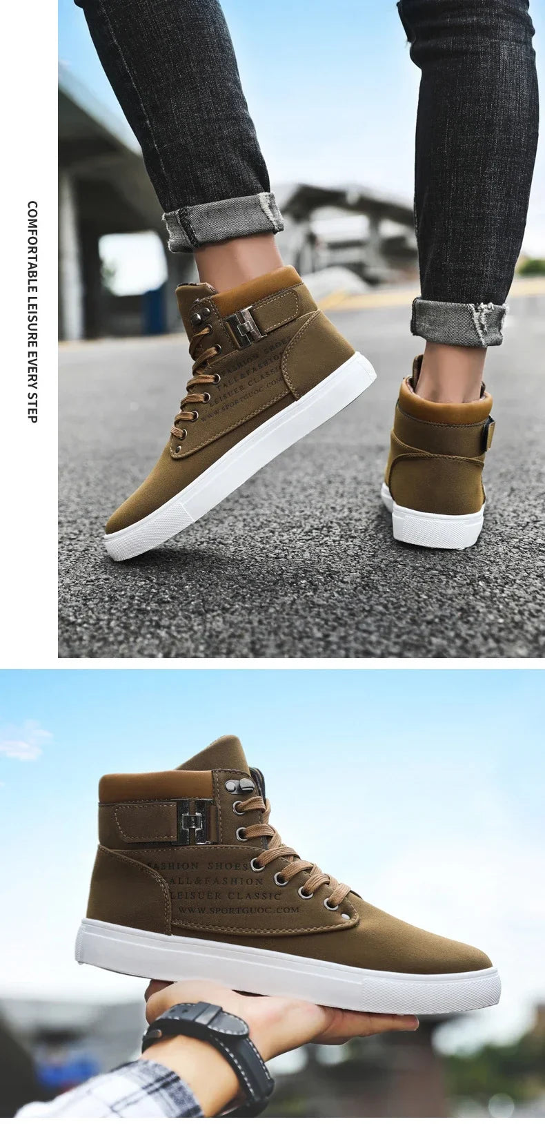 Men's Sneakers Comfortable Casual Shoes for Men Fashion Non-slip Platform Shoes Brand Mens tennis Shoes Boots Masculino