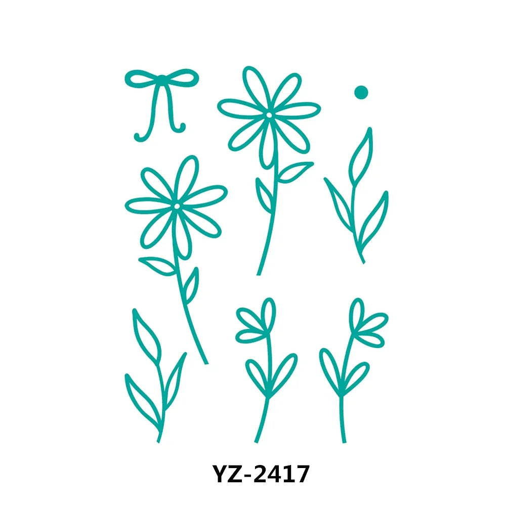 Daily Grind Autumn Bears Occasion Flowers Sunshine 2024 Newest Cutting Dies Clear Stamp Stencil for Scrapbooking Paper Making