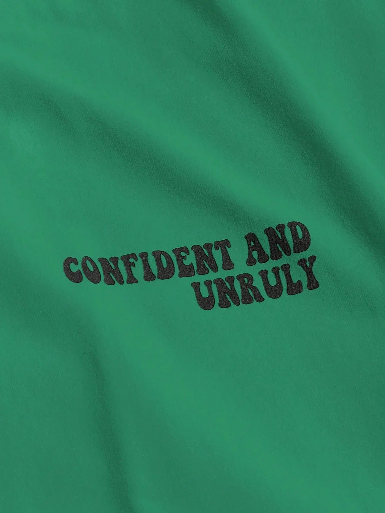 Confident And Unruly Attitude Determines Direction Men T Shirt Cotton Shirt Street Loose T-Shirts Summer Breathable Short Sleeve