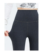 Denim Barbie Pants Women Clothing Wear Slightly High Waist Slim Hip Lift 2024 Spring and Autumn New Solid Sports Women Pants