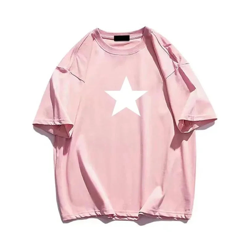 Korean 1977 Men Women Cotton Tshirt Fashion Luxury Brand Big Size Casual Print Short Sleeve Summer Tops Crewneck Tee Graphic Tee