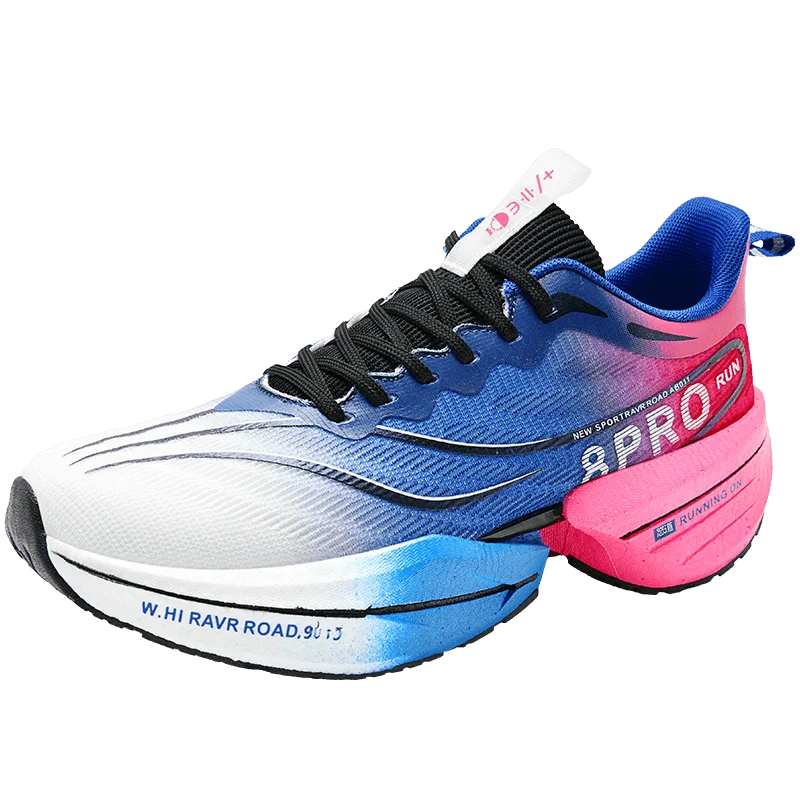 NEW Sports Running Shoes Men Marathon Breathable Comfortable Women Athletic Training Outdoor Sneakers Air Cushion Carbon Plate