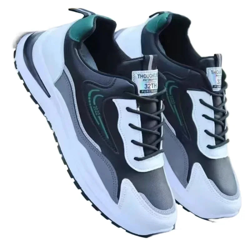 Men's Casual Sports Shoes New Spring Autumn Online Lightweight Soft Bottom Anti-Slip Deodorous Running Shoes Breathable EVA Mate