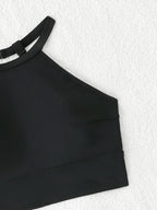 High Waist Swimsuit Sexy Halter Bikini 2025 Women Printed Swimwear Female Bathers Swimming Bathing Swim Suit Summer Beachwear