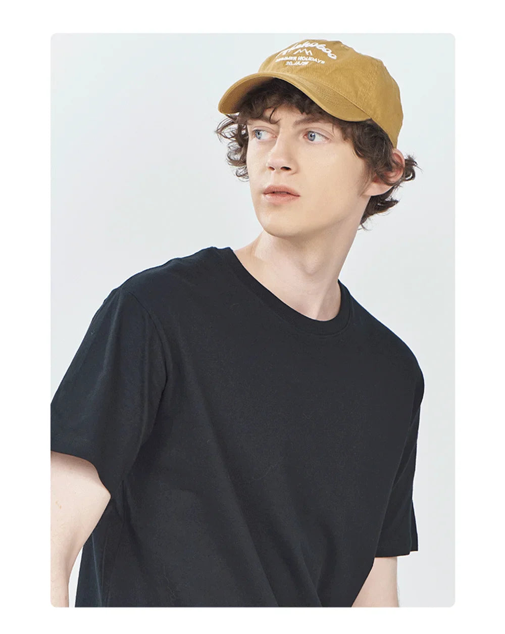 Catching Baby Fun Cat Print Japanese Style Clothes Men Fashion Oversize T-Shirt Casual O-neck Tops Summer Cotton Loose T Shirt