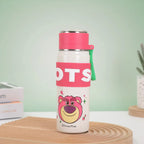 Disney Bullet Thermos Cup 500ML Stainless Steel 316 Children's Vacuum Flask Cartoon Students Special Rope Insulated Water Bottle