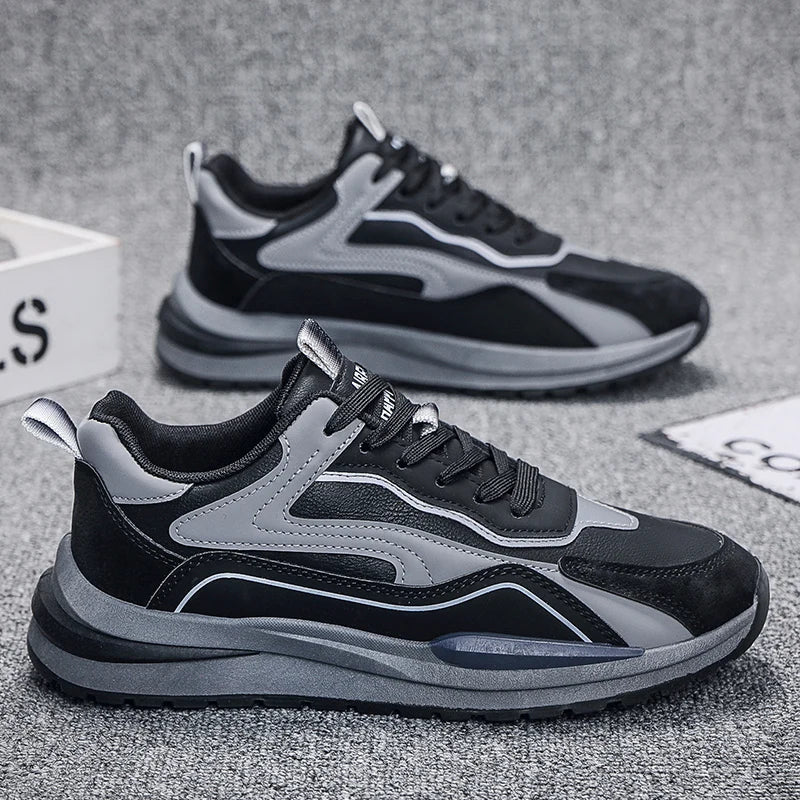 Waterproof Non-slip Wear-resistant Casual Sports Shoes For Men Spring 2025 New Arrival Work Shoes Trendy Footwear Spring Autumn