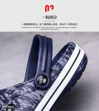 Hot Sale Large Size Men's Vacation Beach Sandals Leisure Garden Multifunctional Shoes　Indoor Home Slippers 39-45#