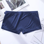 CLEVER-MENMODE 3/ kit Men Underwear Ice Silk Sexy Translucent Boxer Shorts Ultra-thin Panties Boxershorts Underpants Cool