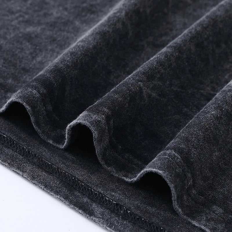 Men Oversized Printed Tshirts Bocchi Club Music Band Anime Bocchi The Rock Cotton Tops Creative Crew Neck Tees Washed TShirt