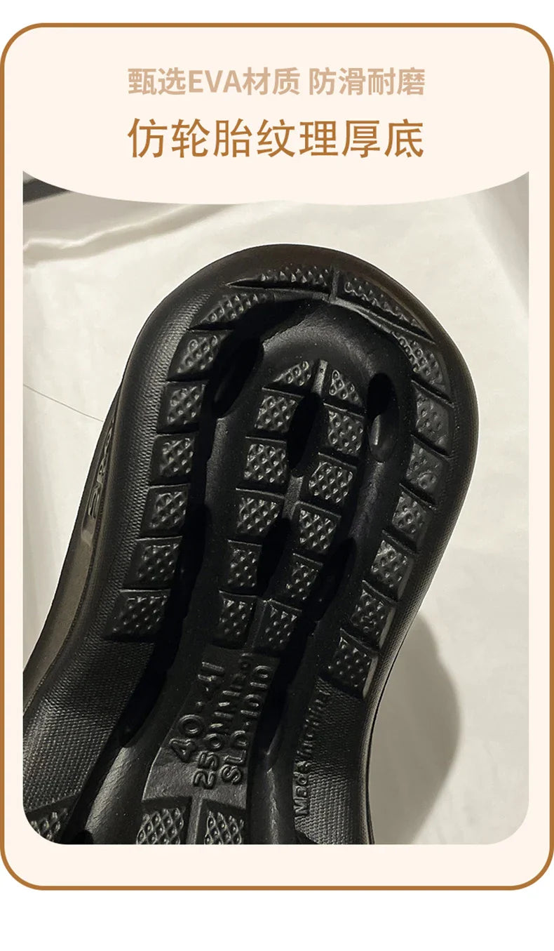 Women Sandals Summer Shoes Cook Work Flip-flop Waterproof Female Sandals Non-Slip Garden EVA Platform Slippers Casual Beach Shoe