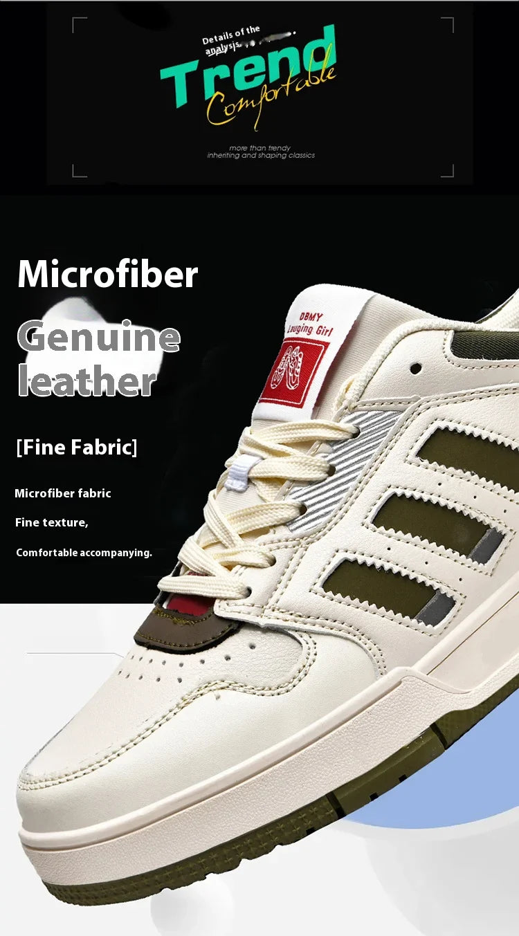 New lace-up breathable sports casual shoes for women classic low top student round head non-slip shoes for men