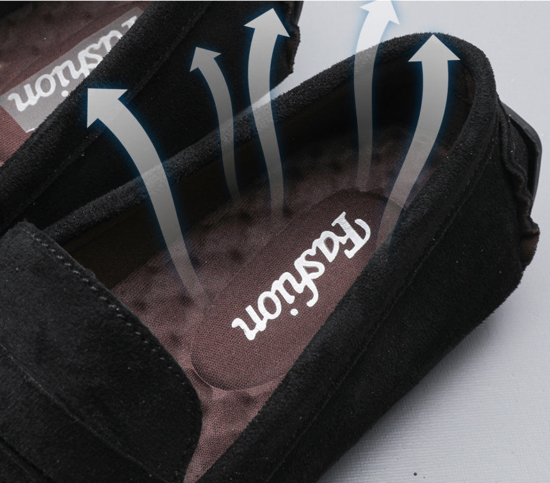 Fashion Suede Men Casual Shoes Breathable Comfort Slip-on Mens Driving Shoes Luxury Brand Men Loafers Mens Lazy Shoes Moccasins