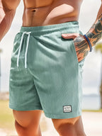 Summer New Arrival Sports Short Men New Comfortable Elastic Waist Clothing Male Breathable Short Trousers .Casual Shorts for  Men