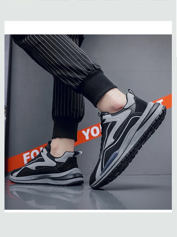 Waterproof Non-slip Wear-resistant Casual Sports Shoes For Men Spring 2025 New Arrival Work Shoes Trendy Footwear Spring Autumn