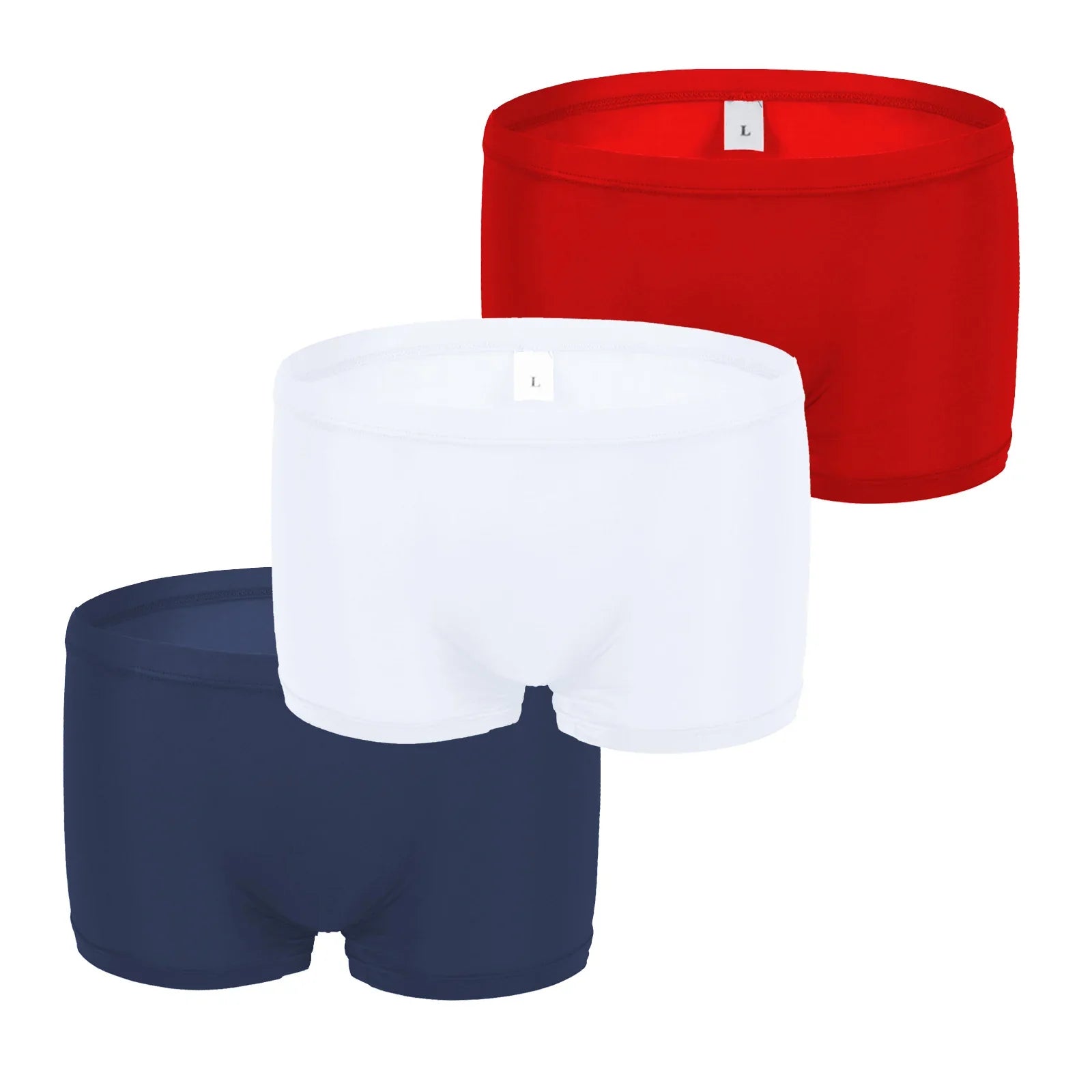 CLEVER-MENMODE 3/ kit Men Underwear Ice Silk Sexy Translucent Boxer Shorts Ultra-thin Panties Boxershorts Underpants Cool