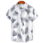 New 3D Oversized Geometric Print Hawaiian Shirt Summer Beach Casual men's short-sleeved Top Comfortable Chinese Style