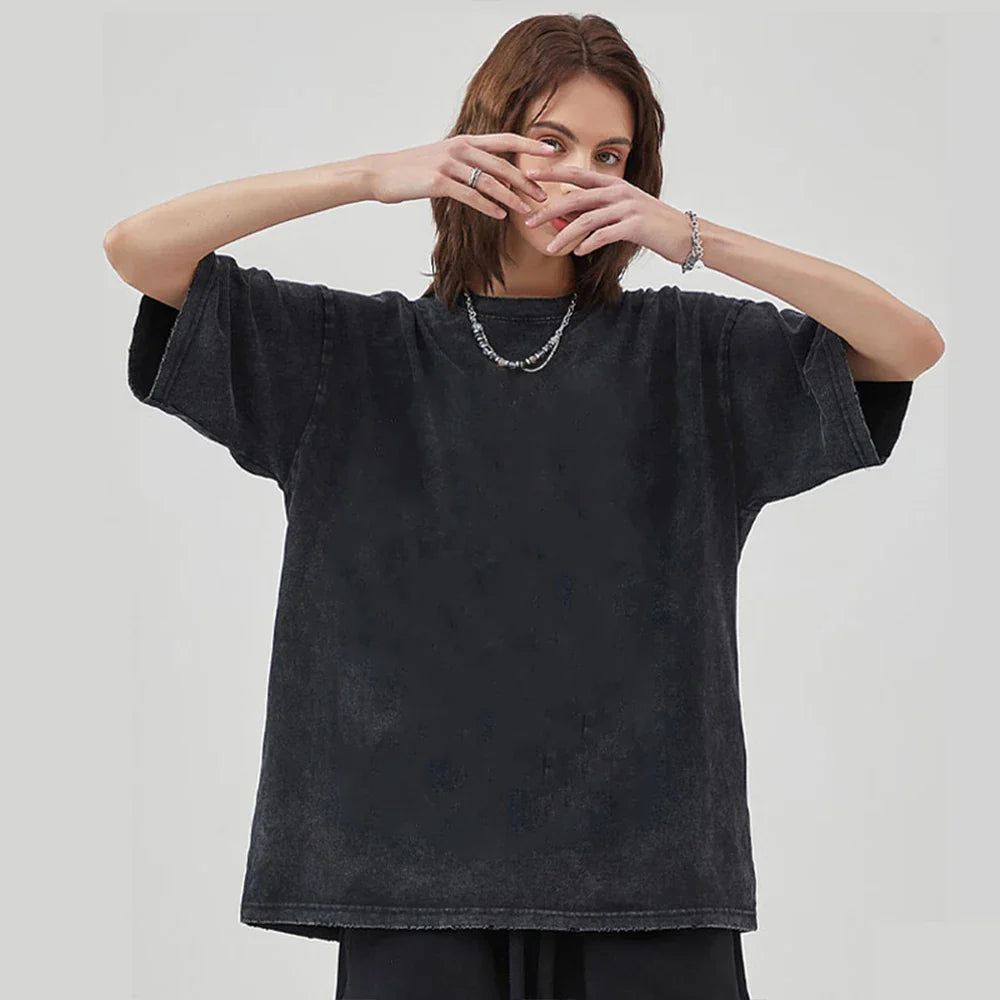 Men Oversized Printed Tshirts Bocchi Club Music Band Anime Bocchi The Rock Cotton Tops Creative Crew Neck Tees Washed TShirt