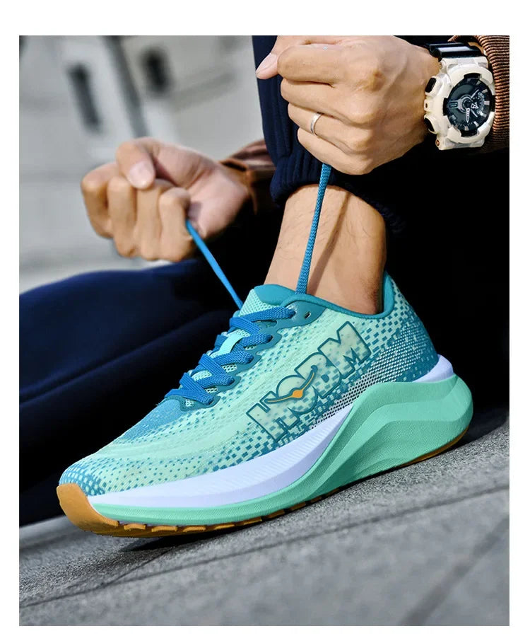 Fashionable Video Shock Absorption Running Shoes Sports Unisex Lightweight Mesh Breathable CLIMACOOL Technology Running Shoes