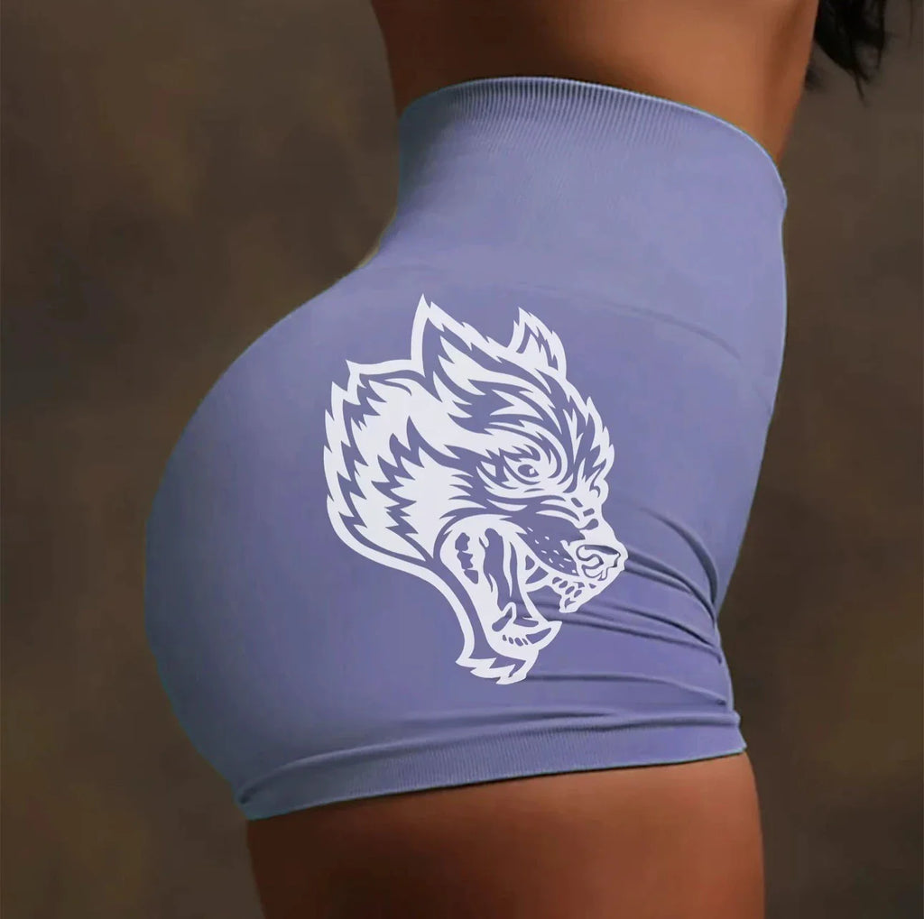 Women Shorts Yoga Wolf Seamless Gym Shorts Women Summer Workout Short Legging Sport Wear Fitness Outfits Gym Yoga Run Shorts