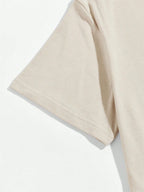 Men's Summer 100 Cotton Fashionable Casual Loose Large Cross Graphic Printed Sports Round Neck Short Sleeve T-shirt Top