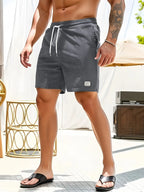 Summer New Arrival Sports Short Men New Comfortable Elastic Waist Clothing Male Breathable Short Trousers .Casual Shorts for  Men