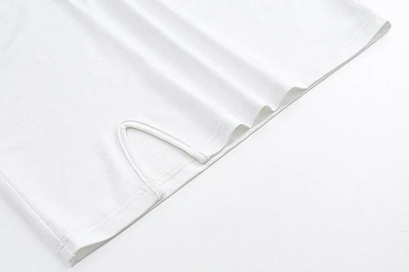 Xeemilo Solid Deep V-neck Sleeveless Dress 2022 Summer Elegant Women Ruffles Split Mini Dresses Sexy Slim Party Clubwear Vestido