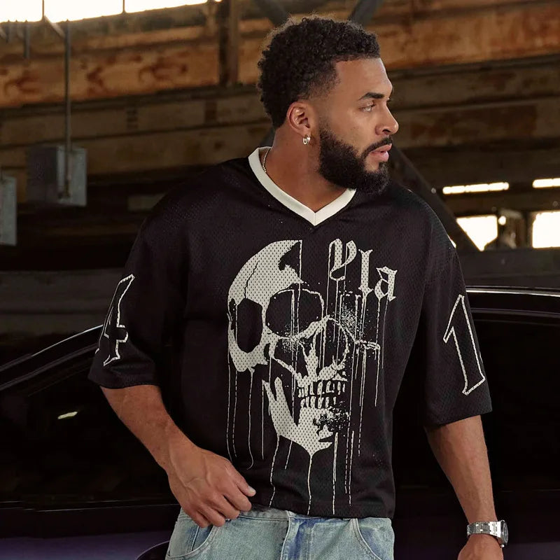 YA T-shirts Men Summer New Sports Leisure Round Neck Fashion Loose And Comfortable Clothing Gym Running Shirts man