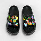 Fashionable and Versatile Cartoon Summer Beach Sandals Outdoor Thick-Soled Heightening Sandals E20