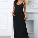 Women's PERFECTLY print V-neck strap sexy  Tee Shirts Casual dress Street Style Fleece  Casual Fashionable Crewneck Pullo