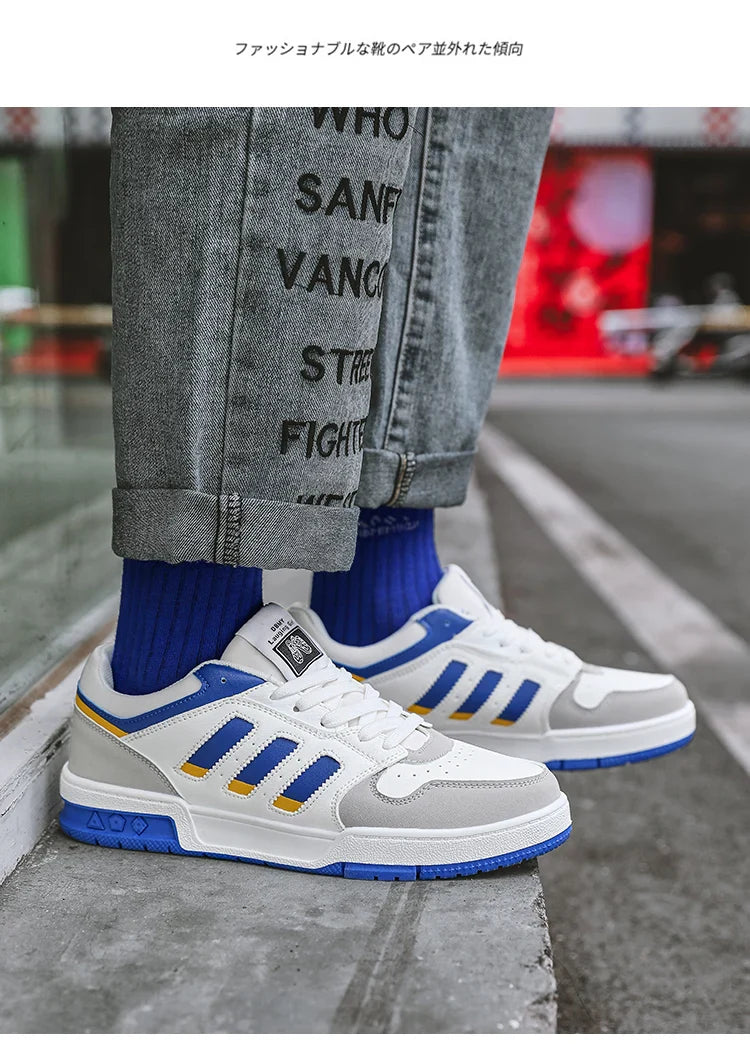 New lace-up breathable sports casual shoes for women classic low top student round head non-slip shoes for men