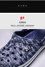 Hot Sale Large Size Men's Vacation Beach Sandals Leisure Garden Multifunctional Shoes　Indoor Home Slippers 39-45#