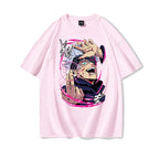 Anime Jujutsu Kaisen Printed Cotton T-shirts Women/Men Summer Short Sleeved Tee Shirts Round Neck Personalized Graphic Tops
