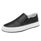 High Quality Brand Men's Genuine Leather Shoes Soft Soles Comfortable Loafers Non Slip Outdoor Men's Flat Shoes Free Delivery