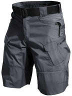 Men's Tactical Shorts With Multi Pockets, Casual Durable Waterproof Cargo Shorts For Outdoor Hiking Trekking