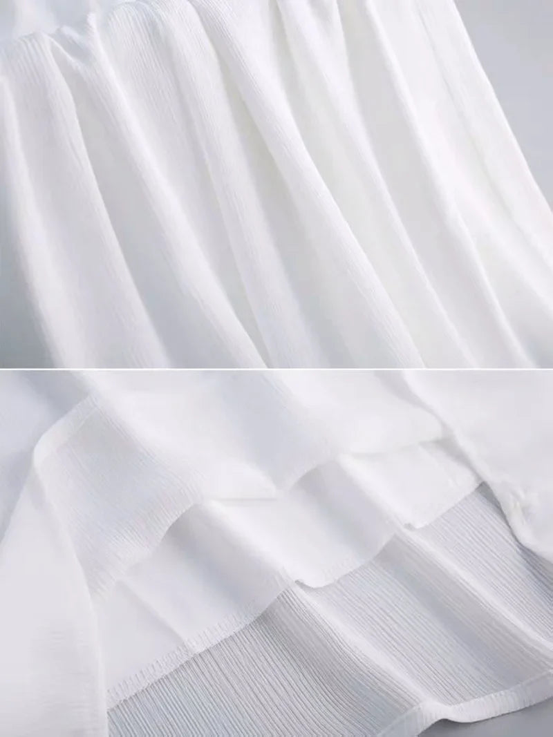 Women Chinese Classical Dance Clothing Female Elegant Trousers Practiice Clothes Modern Elastic Waist Ethnic Pants White Black