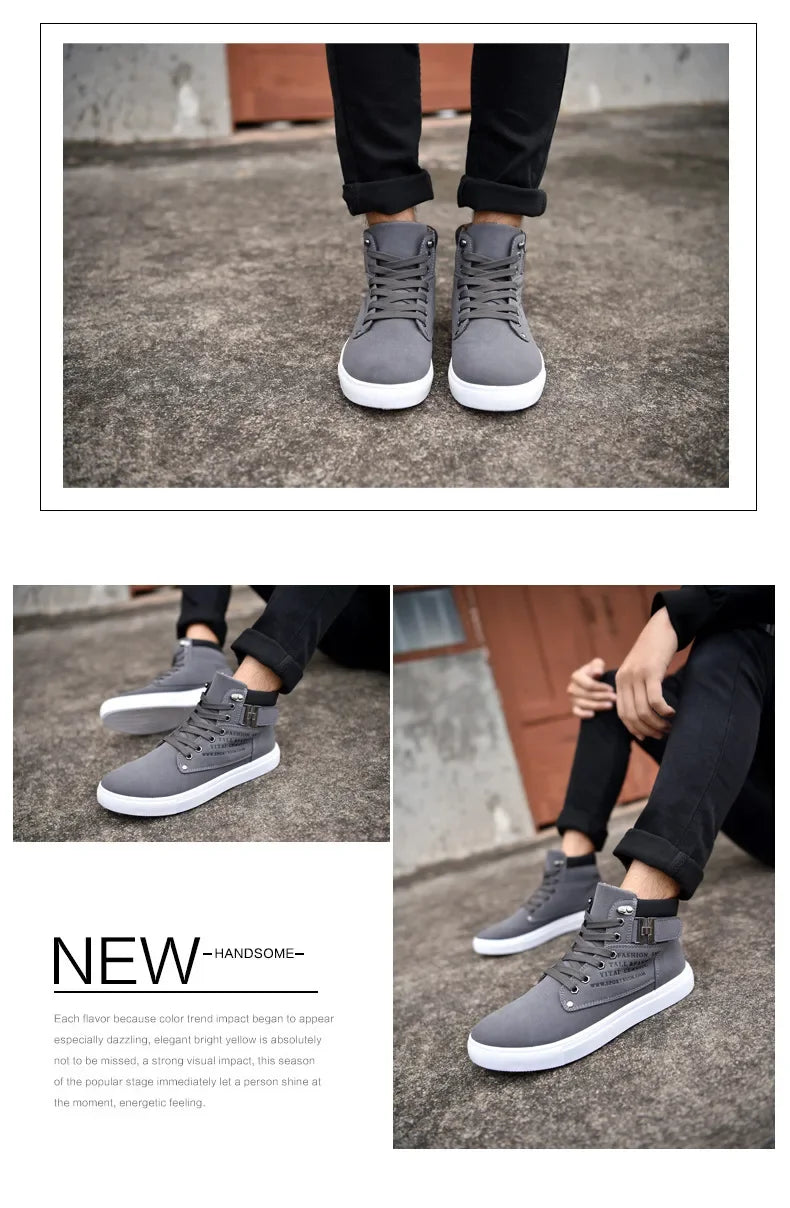 Men's Sneakers Comfortable Casual Shoes for Men Fashion Non-slip Platform Shoes Brand Mens tennis Shoes Boots Masculino