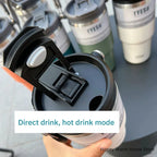 Tyeso Stainless Steel Coffee Cup Cold And Hot Double-layer Insulated Cup Tumbler Thermo Water Bottle Car Travel Mug Vacuum Flask