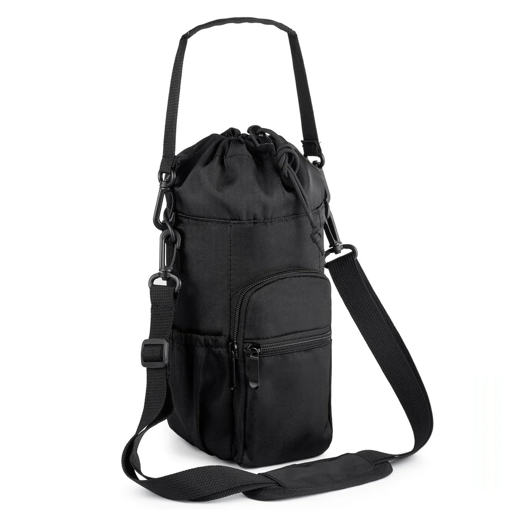 Water Bottle Holder with Strap 32oz 40oz 16 64oz Water Bottle Holder with Strap Insulated Water Bottle Carrier Sling Bag