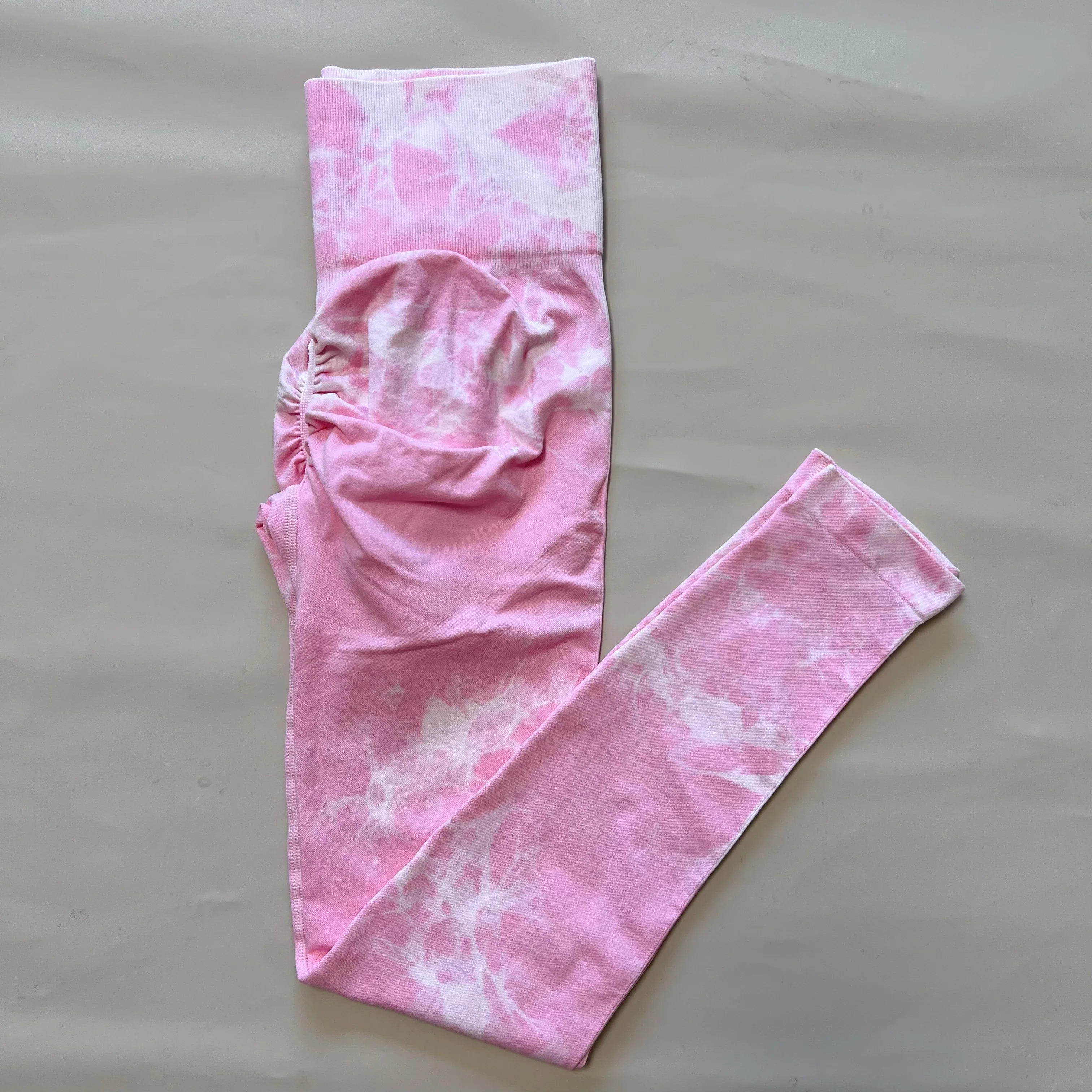 Women Tiedye Gym Leggings Seamless Mujer Push Up Seamless Pants Scrunch Sports Fitness High Waist Workout Yoga Leggins Drop Ship