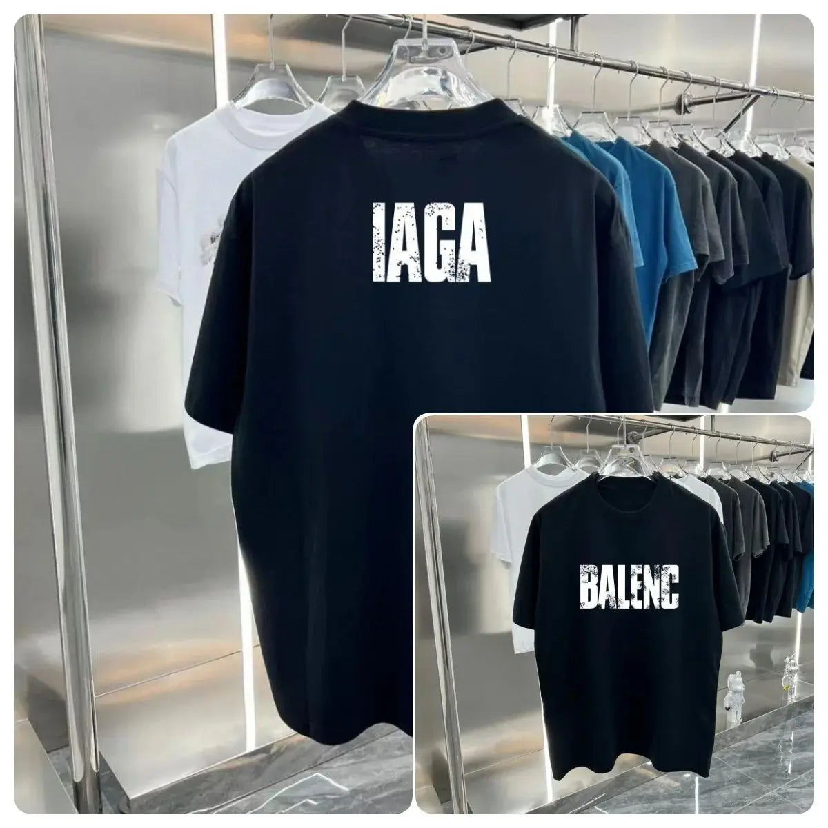 Fashion Brand Luxury Women's Round Neck Short Sleeve Large Size Hand-painted Letter Graffiti T-shirt Women's T-shirt