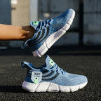 Men Casual Sport Shoes Breathable Lightweight Sneakers Outdoor Mesh Black Running Shoes Athletic Jogging Tenis Walking Shoes